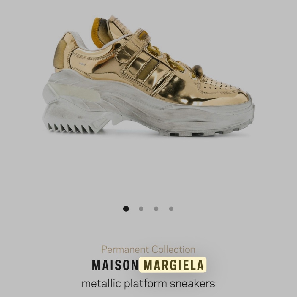 Maison Martin Margiela Metallic Sneakers w/Box